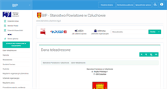 Desktop Screenshot of bip.powiatczluchowski.org.pl