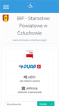 Mobile Screenshot of bip.powiatczluchowski.org.pl